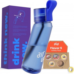 Royal Blue Air Up (22 oz) 5 scent pods & straw Bottles | NZ VHF-021495