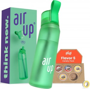 Vibrant Green Air Up (22 oz) 5 scent pods & straw Bottles | NZ RFT-813924