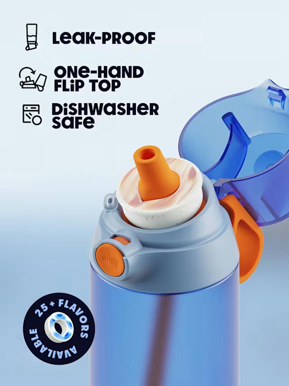 Blue / Bright Orange Air Up Click 600ml Bottles | NZ  ODG-926874