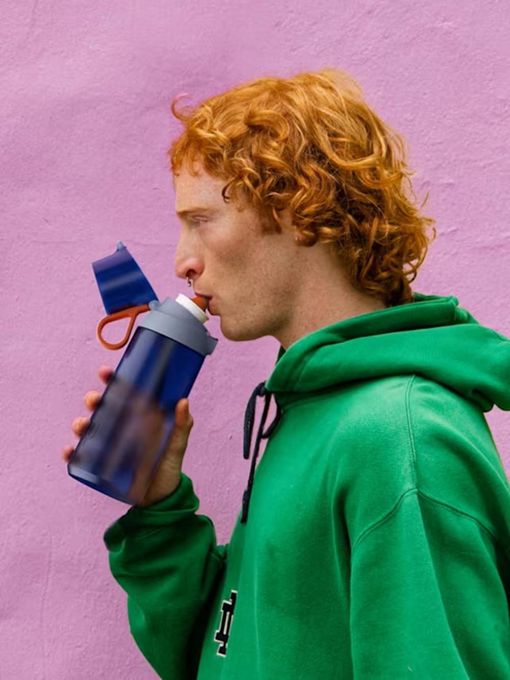 Blue / Bright Orange Air Up Click 600ml Bottles | NZ  ODG-926874