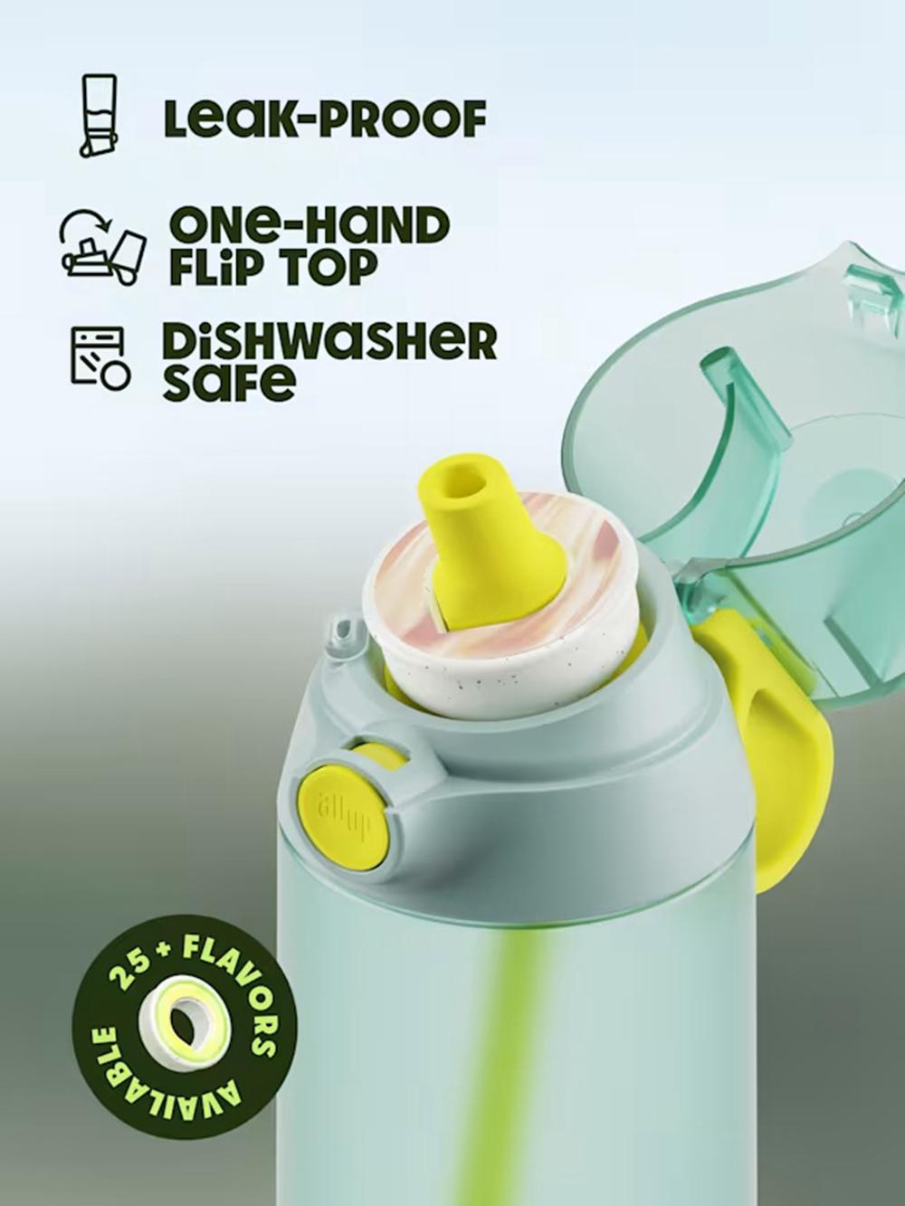 Green / Bright Yellow Air Up Click 600ml Bottles | NZ  PQH-298561