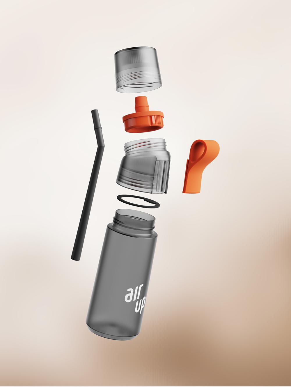 Grey Air Up Twist Pro 21oz Bottles | NZ  CRK-132694