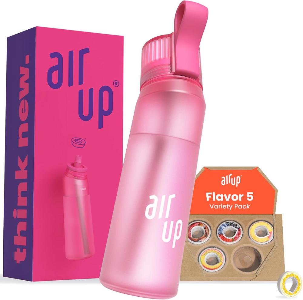 Hot Pink Air Up (22 oz) 5 scent pods & straw Bottles | NZ  IMO-049532