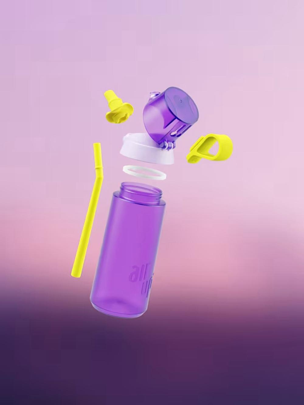Purple / Bright Yellow Air Up Click 600ml Bottles | NZ  GMK-461978